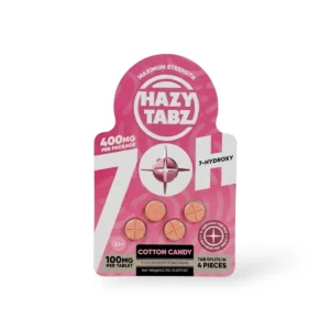 Hazy Tabz Maximum Strength 7-Hydroxy Cotton Candy 100mg Tablet