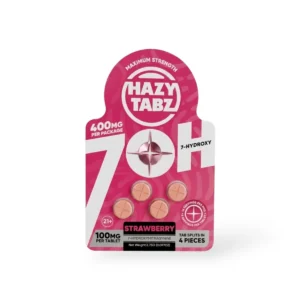 Hazy Tabz Maximum Strength 7-Hydroxy Strawberry 100mg Tablet